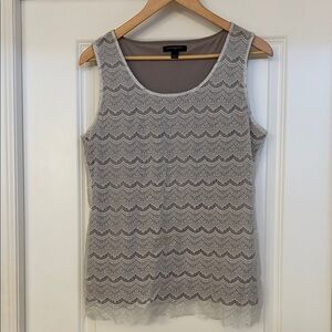 Banana Republic Elegant Lace Tank Top